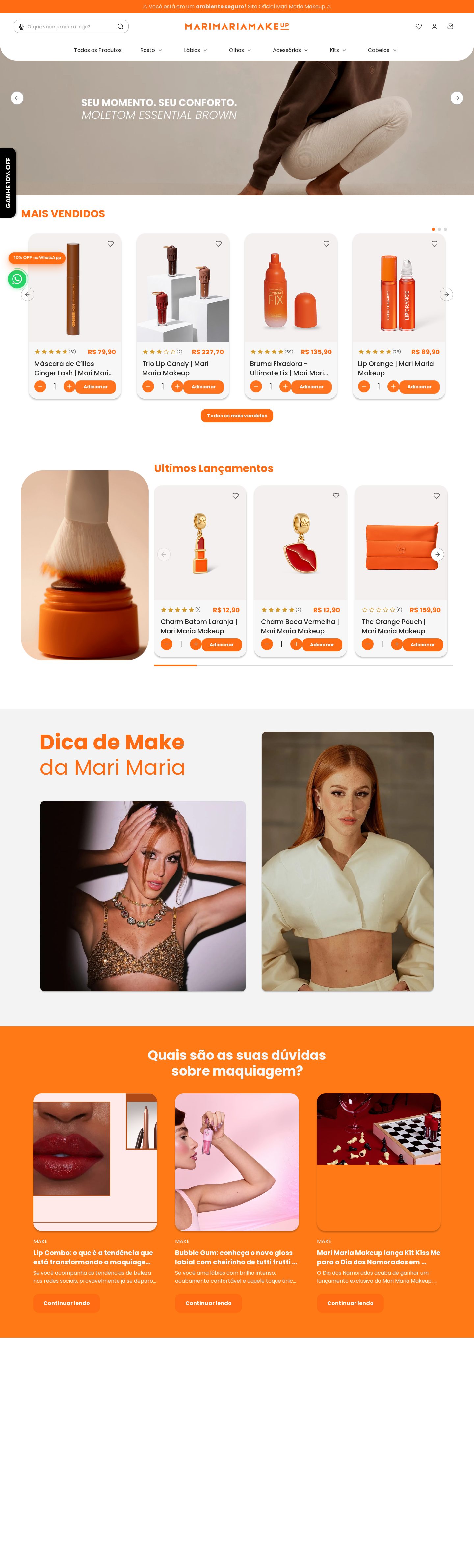 Mari Maria Makeup — captura de tela